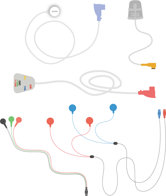 KH02 : SENSOR KIT FOR HYPNOLIGHT POLYGRAPHY